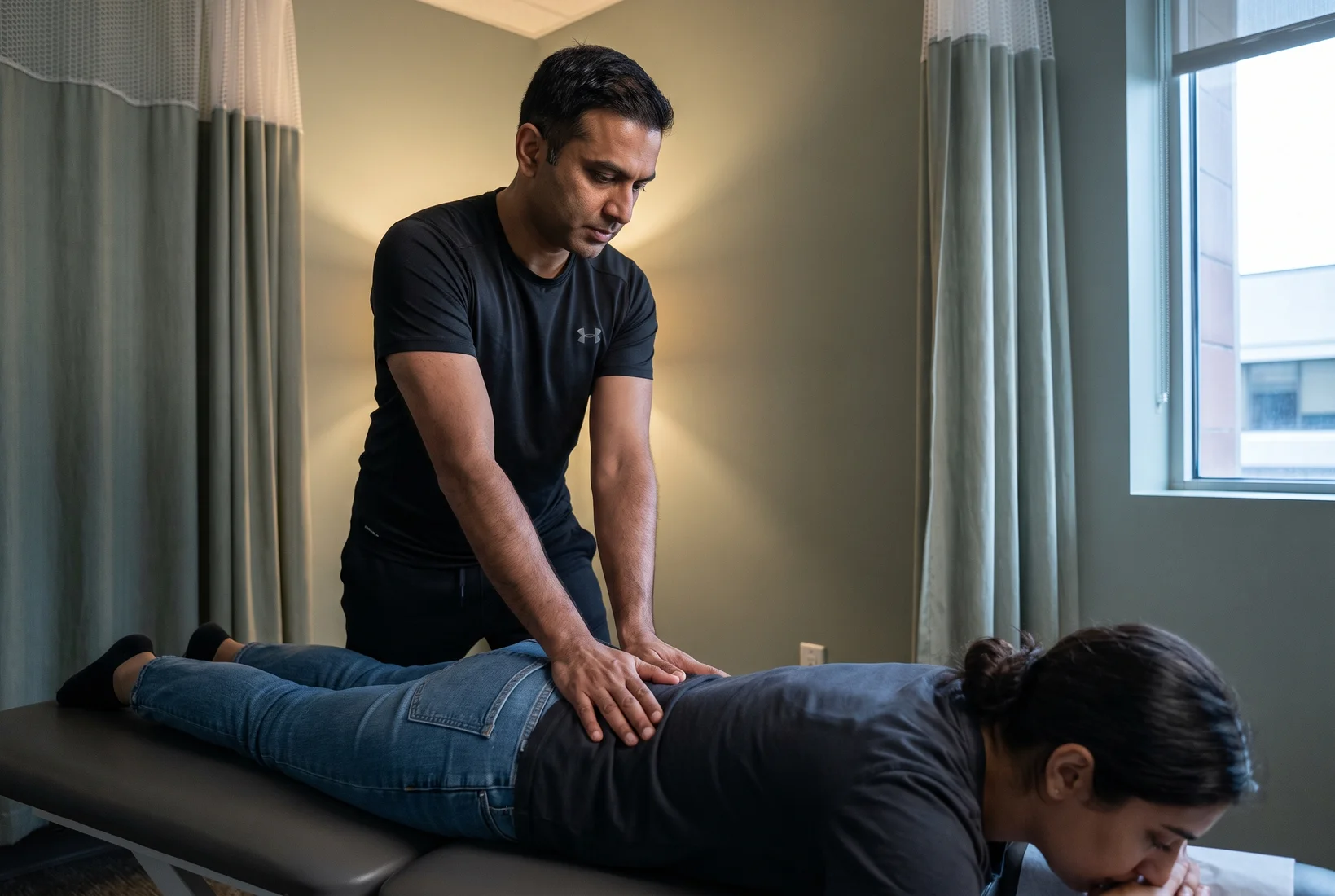 Hands-on manual therapy treatment