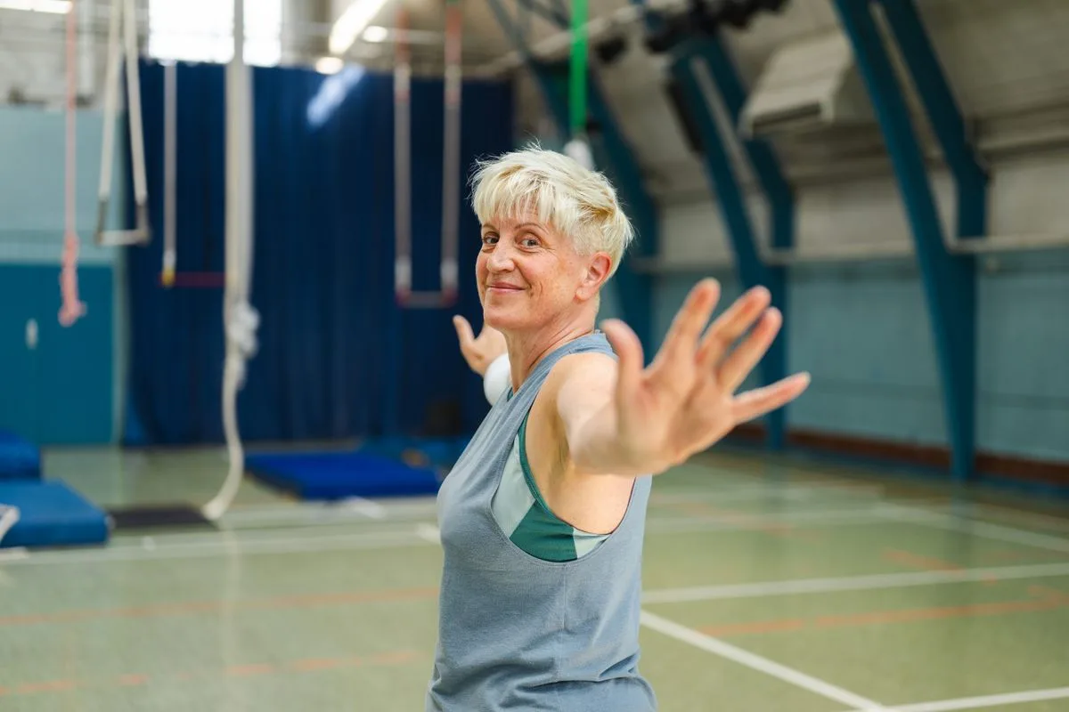 Physical therapist assessing a patient for menopause-related symptoms at Ability Allies in Seacoast, NH